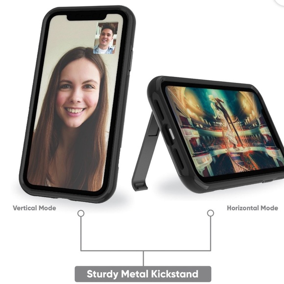 Phone Case with Metal Kickstand for Samsung Galaxy A10e - Picture 2 of 8